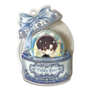 新款珍宝盒谷美吧唧砖58/78mm亚克力徽章收纳框高颜值拍照道具