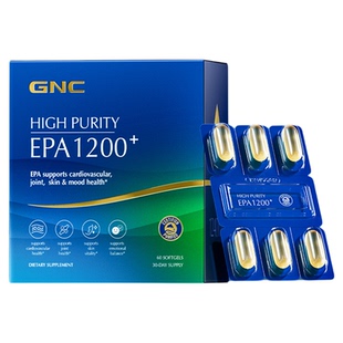 GNC健安喜EPA鱼油rTG型深海鱼油omega3高浓度正品官方旗舰店