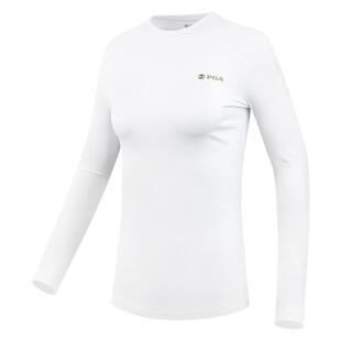 美国PGA高尔夫服装女士春季加绒打底衫女运动长袖上衣T恤女装衣服