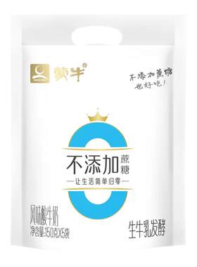 蒙牛0蔗糖生牛乳发酵酸奶150g