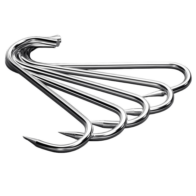 猪肉挂钩挂肉钩子吊环挂钩不锈钢晒腊肉杀猪加长钩肉勾羊牛肉勾子