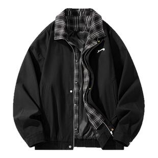 贵人鸟男士外套男款2025年秋冬季新款干部装中年爸爸装夹克上衣服