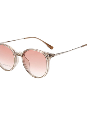 防紫外线偏光墨镜片磁吸近视眼镜