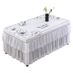 烤火桌子罩套2025新款长方形电炉罩套防水防油烤火炉皮罩茶几罩套