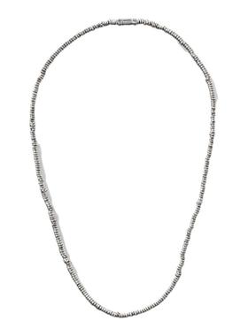 JH简约银项链时尚潮流圆珠小众