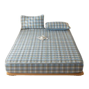 a类夹棉床笠床垫套三件套席梦思床套罩加厚防滑床罩全包围单加高