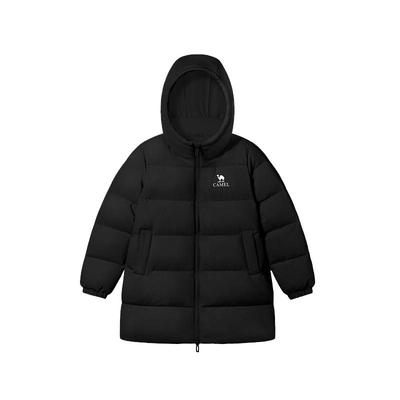 骆驼儿童羽绒服2025新款加厚防风中长款面包服男女童保暖外套