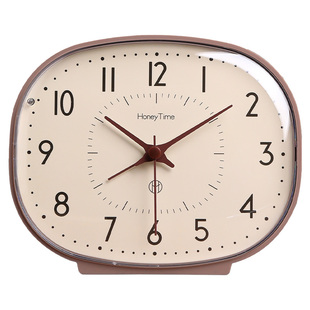 座钟摆放式桌面走时钟静音卧室钟表小闹钟摆件专用台钟摆台式起床