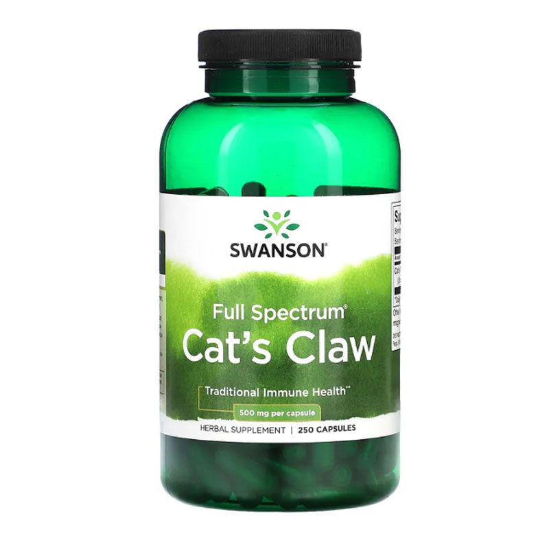 SWANSON猫爪草黄坞橄榄叶黄芩日本明日叶桑树叶仙人掌杜仲皮问荆