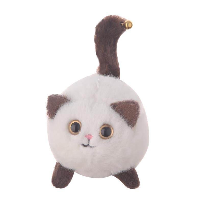 正版摇尾巴玩具小猫咪毛绒公仔拉绳兔子玩偶拉线转圈娃娃挂件礼物