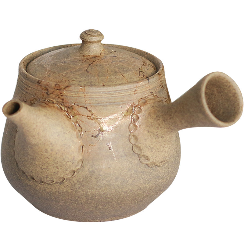 常滑烧藻挂陶泥手作急须茶壶