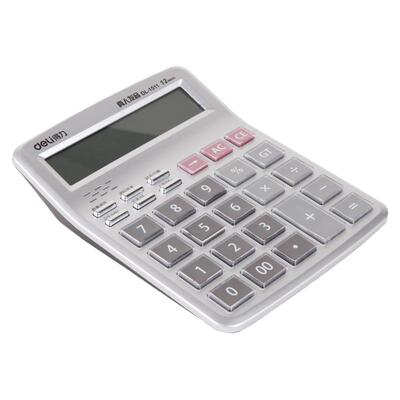 得力1511计算器大号学习用12位键