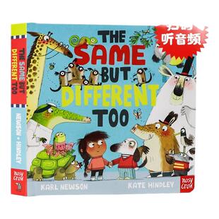 我们一样不一样 英文原版绘本 The same but different too 亲子共读 插画搭配 Nosy Crow 助力儿童认知成长 Karl Newson