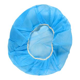 加厚一次性帽子无纺布手工圆帽食品车间厨师美容防尘头套包邮