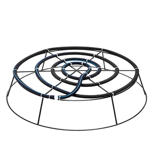 爆气盘增氧盘气泡盘纳米气盘浸塑盘曝气管高底盘水底增氧器曝气盘