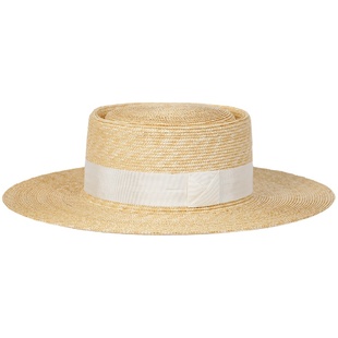 颜值拉满 INS风法式宽沿麦秆草帽女春夏遮阳帽出游度假麦秸草编帽