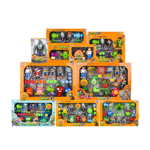 正版植物大战僵尸玩具2全套游戏3岁以上儿童4男孩5豌豆射手软火焰