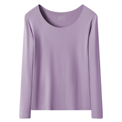 鸭鸭女士保暖内衣套装无痕加绒德加厚秋衣秋裤打底衫内穿秋冬上衣