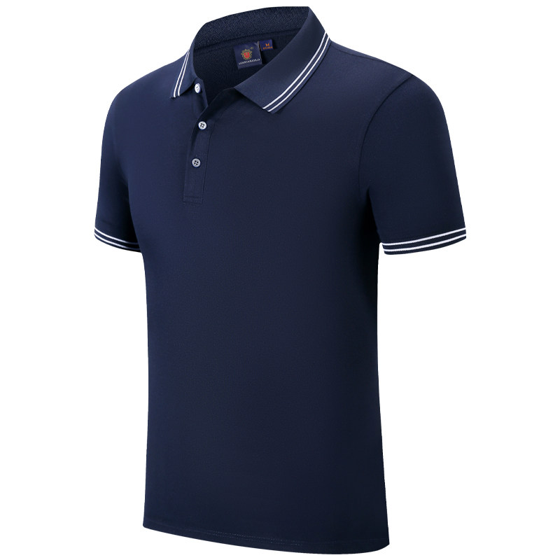 夏季衣服印logo冰丝棉polo衫工作服t恤定制工装女短袖工衣文化衫