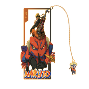 火影忍者动漫新款卡通创意精美金属镂空卡片书签学生文具收藏礼物