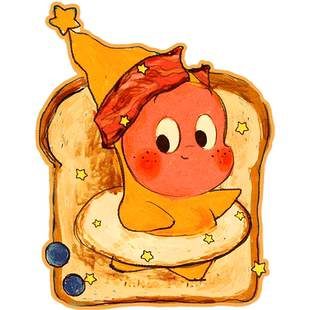 墙面遮丑装饰补洞墙贴星星人亚克力装饰瓷砖破损贴画神器小图案