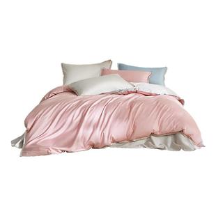 罗莱家纺床笠四件套小魔皮60支兰精天丝棉A类春夏新款防皱套件