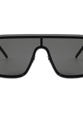 VVS眼镜墨镜太阳镜时尚个性一体黑色潮流明星款SL364