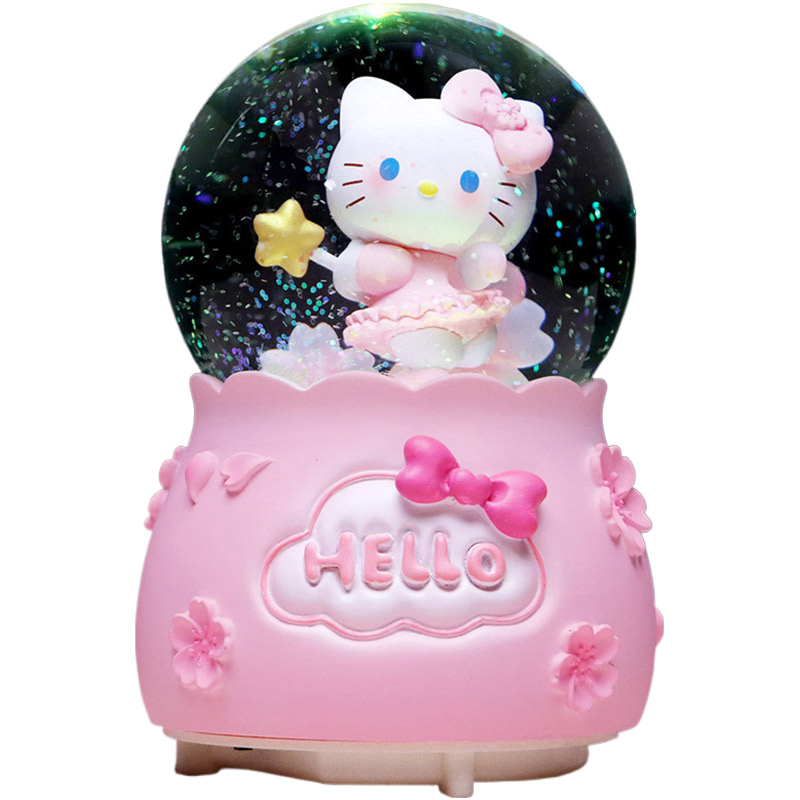 猫咪水晶球音乐盒儿童生日礼物