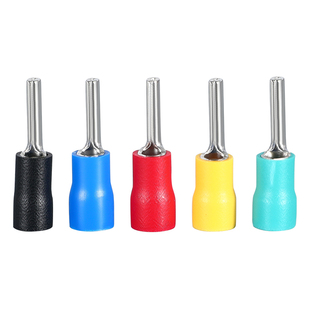 PTV冷压插针型预绝缘接线端子1.25/2/5.5-10/12/18针形线鼻压线耳