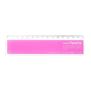 UNI三菱DJT15-200定规直尺刻度清晰炫色多彩划线精准透明度高15cm