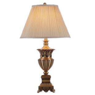 美式复古奢华台灯欧式全铜卧室床头灯温馨客厅沙发茶几别墅酒店