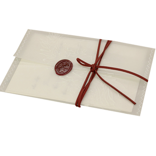 伊丽莎白｜法式复古白色信封信纸套装唯美高级告白情书手写信誓词