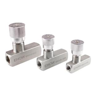 EHOW银赫EHCV内螺纹管式碳钢液压高压单向节流阀流量控制阀