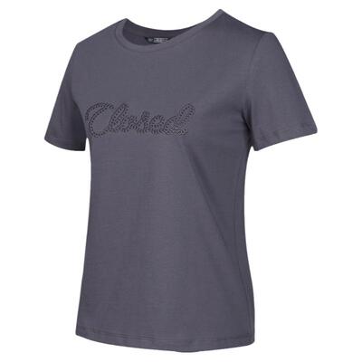 夏季圆领纯色体恤衫上衣蓝色短袖