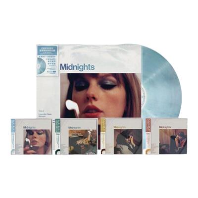 正版 TaylorSwift泰勒斯威夫特 午夜 Midnights 4CD+LP专辑全套装