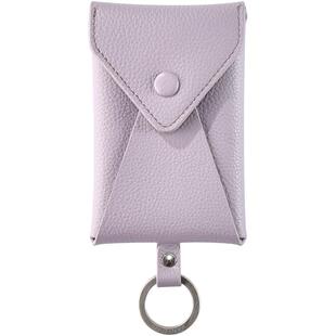 钥匙包 女真皮小迷你 抽拉式牛皮多功能韩国网红钥匙包卡包二合一