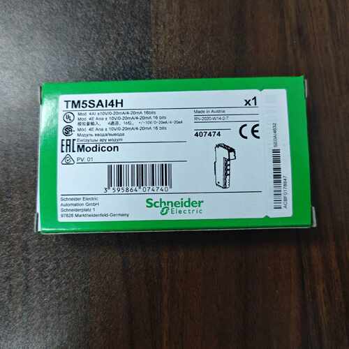 议价施耐德TM5SAI4H模拟量输入模块 - 4I -/-10 V/0..20 mA -16 b