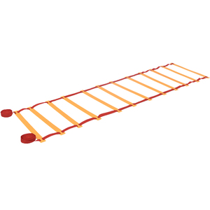 幼儿园儿童户外趣味玩具游戏足球敏捷训练跳格梯软梯绳梯6米12节1