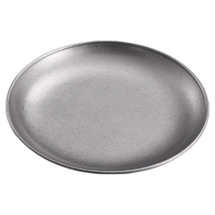 美式复古餐具不锈钢西餐盘子金属餐盘餐具定制咖啡托盘蛋糕汉堡盘