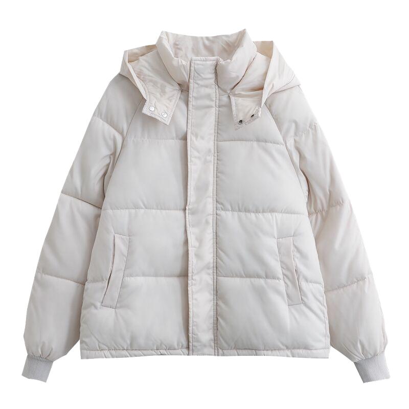 羽绒棉服女短款冬季2025新款韩版学生面包服棉袄宽松加厚棉衣外套