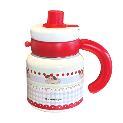 吨吨保温杯女生大容量可爱办公室大肚吸管杯子学生不锈钢大口径