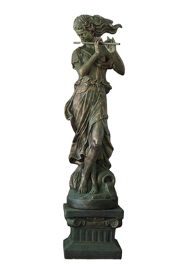 音乐人摆件装饰欧式玻璃钢雕像