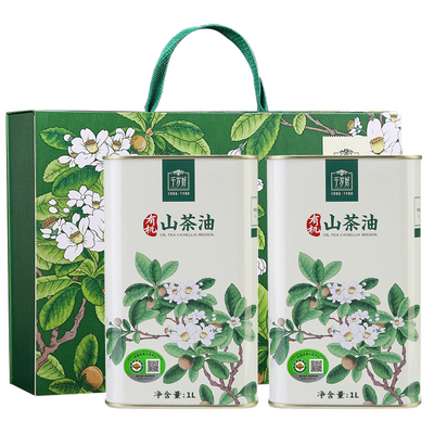 千岁好有机山茶油1Lx2精致礼盒装