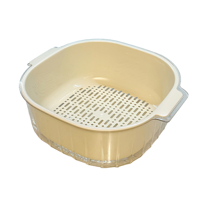 双层洗菜盆沥水篮家用