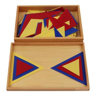 蒙特幼儿园蒙台梭利早教玩具工作材料蒙氏教具区侦探式形容词练习