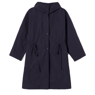 klee klee2026早春新款女装轻薄回收尼龙连帽风衣K0261TC01