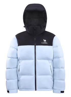 骆驼户外羽绒服2026秋冬新款男女同款三防防风加厚保暖面包服外套