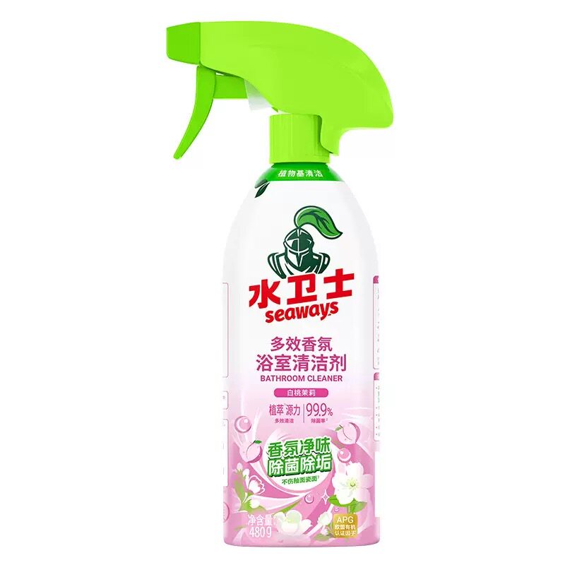 水卫士除菌净味浴室清洁剂卫生间除垢墙面去污玻璃顽固水垢清洗剂