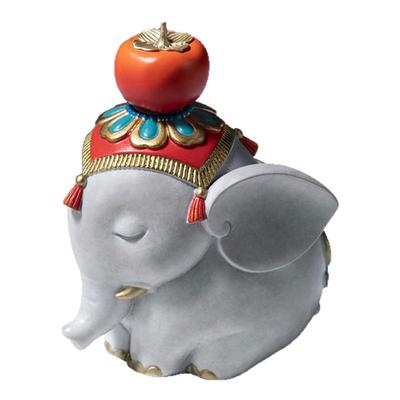 铜师傅铜大象装饰中式桌面摆件