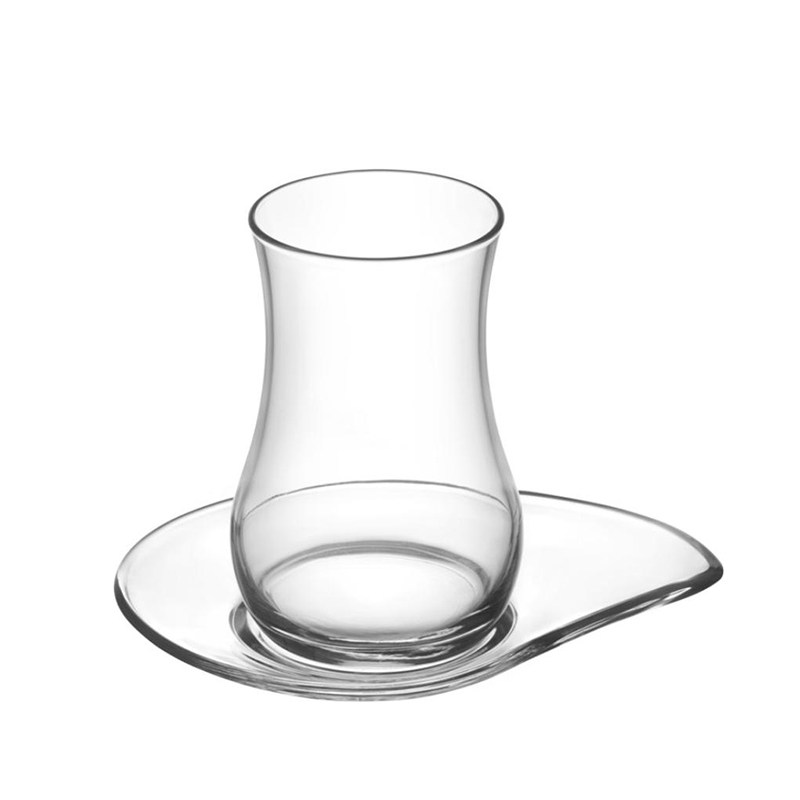 lav土耳其配碟无铅玻璃咖啡杯